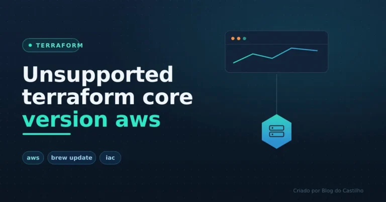 Unsupported terraform core version aws