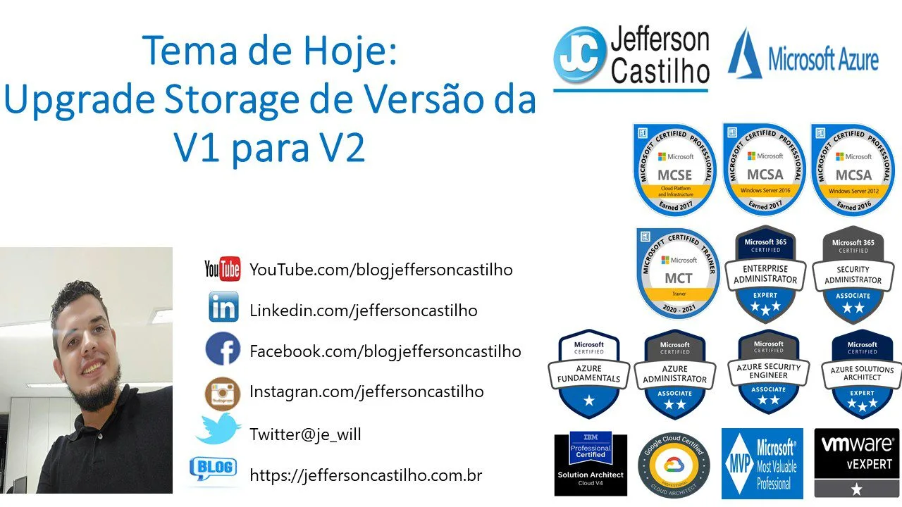 Upgrade Storage de Versão da V1 para V2