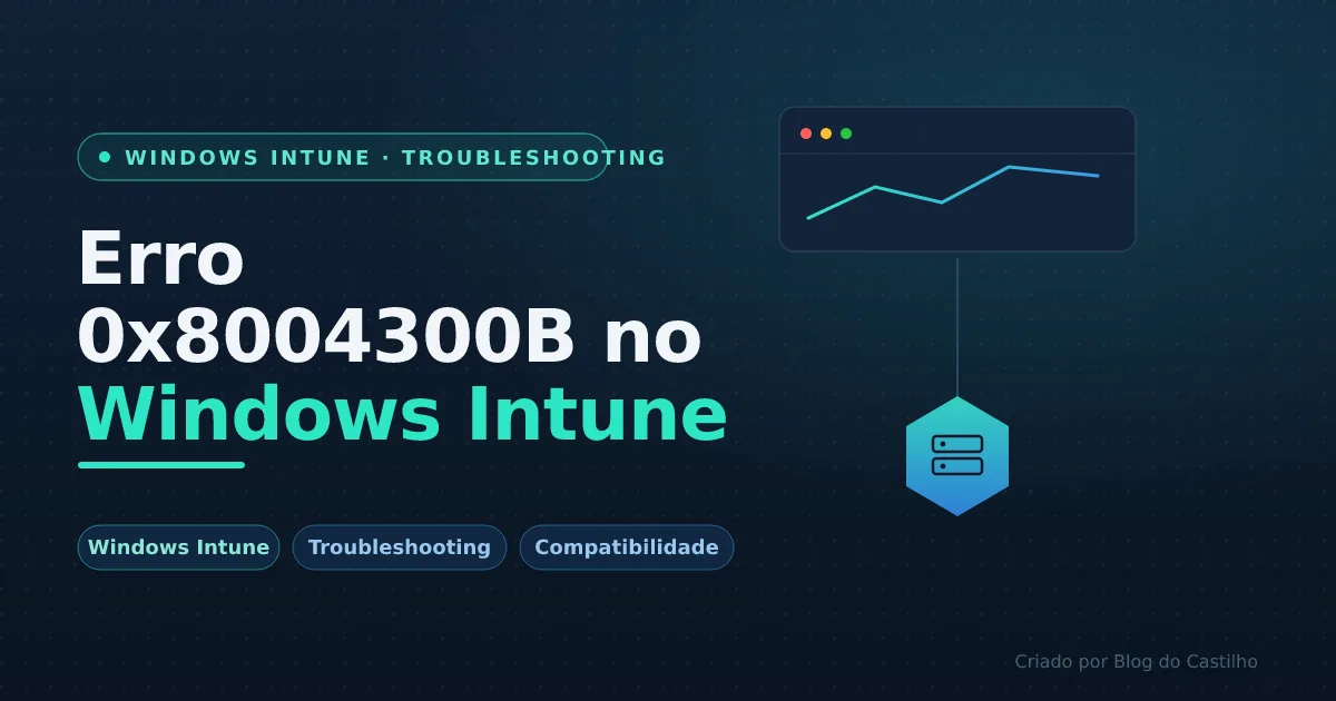 Windows Intune erro 0X8004300b