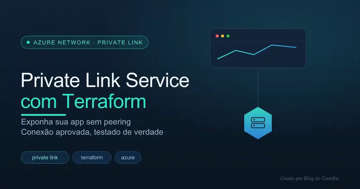 Private Link Service com Terraform: exponha sua aplicação via Private Endpoint sem peering