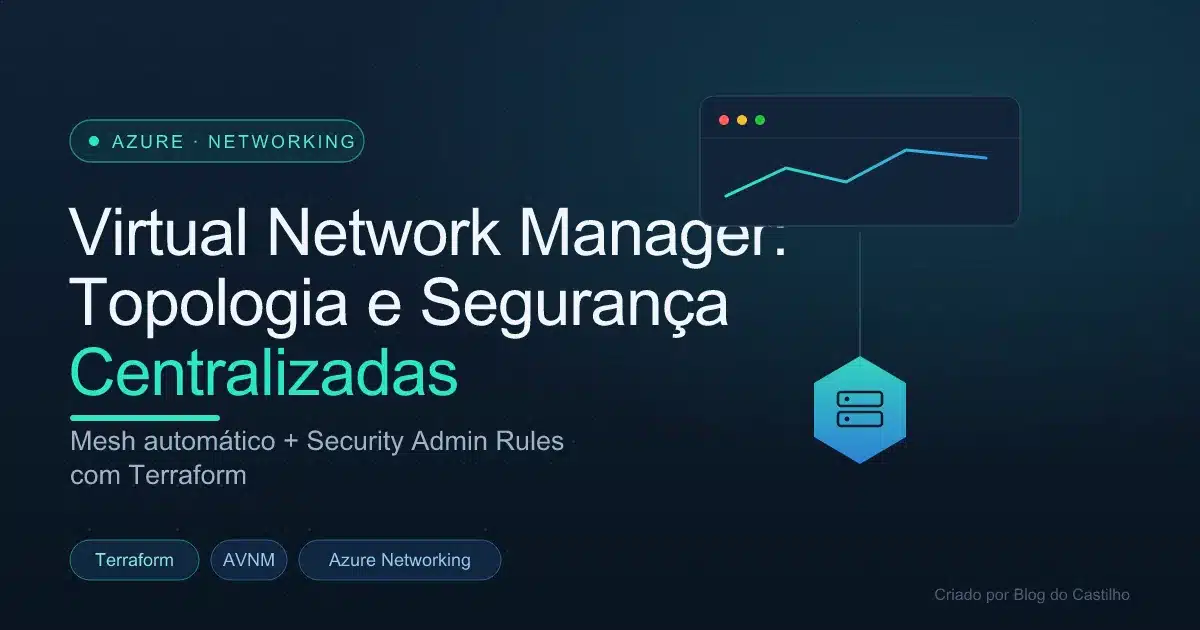 Azure Virtual Network Manager: Topologia e Segurança Centralizadas com Terraform